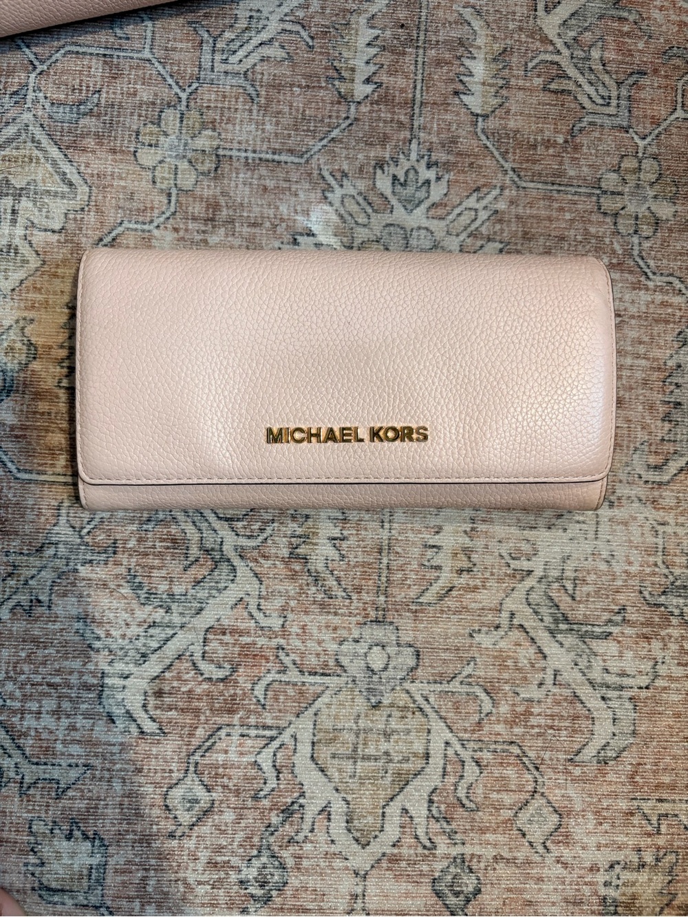 Michael Kors Blush Pink Leather Wallet